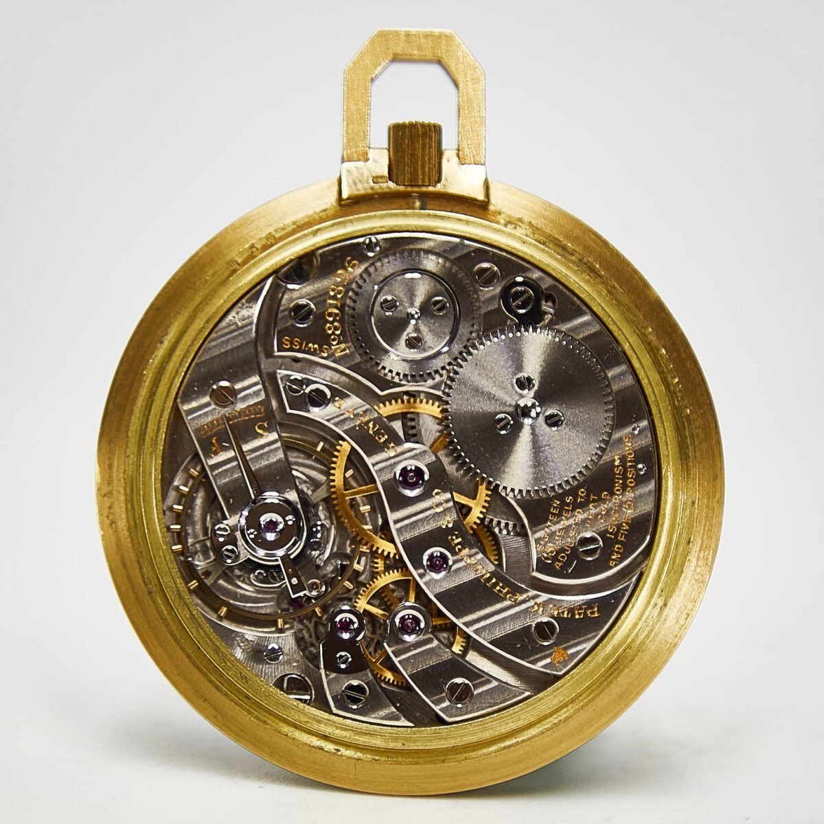 Patek Philippe 18K Yellow Gold Pocket Watch CIRCA 1958 - Image 3