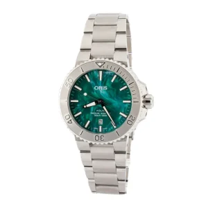 Oris x Bracenet Aquis Green Dial