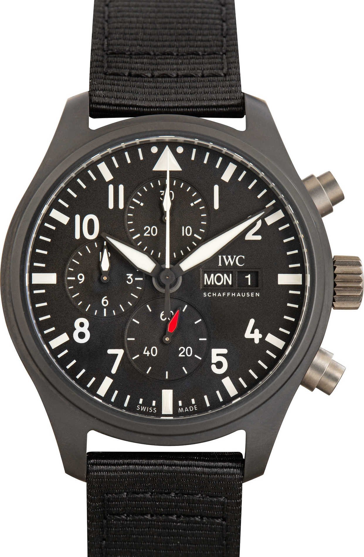 Pre-owned IWC Pilot’s Watch Chronograph TOP GUN IW389101 Black Ceramic - Image 2