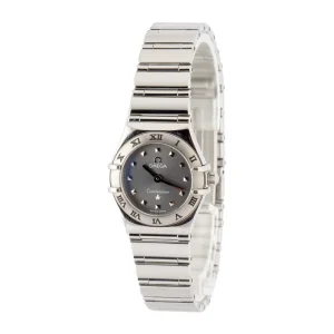 Ladies Mini Omega Constellation Grey Dial