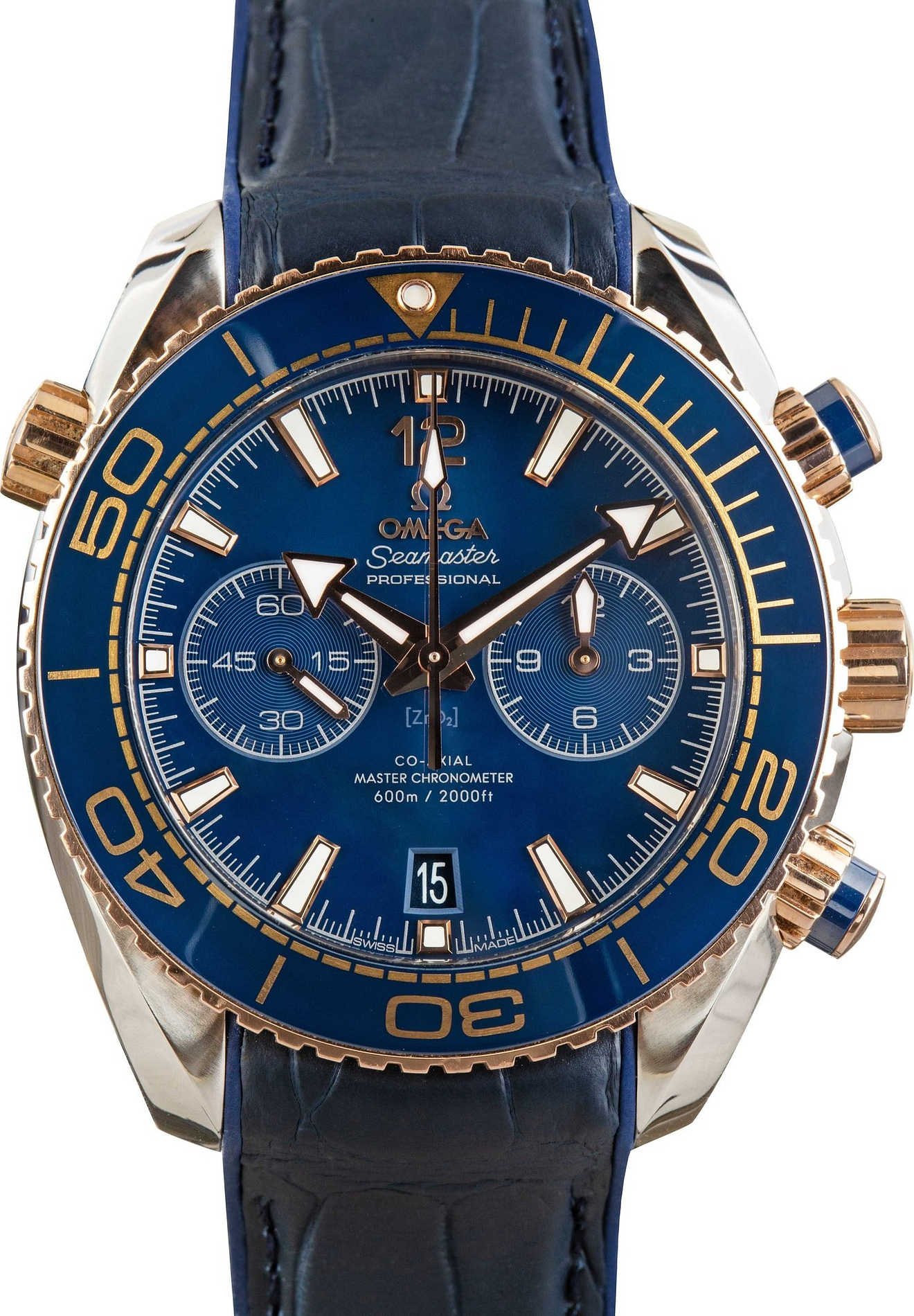 Used Omega Seamaster Blue Dial Planet Ocean 600M - Image 2