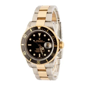 Rolex Submariner Steel & Gold 16613 Black Dial